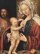 CLEVE, Joos van The Holy Family fdg oil painting on canvas